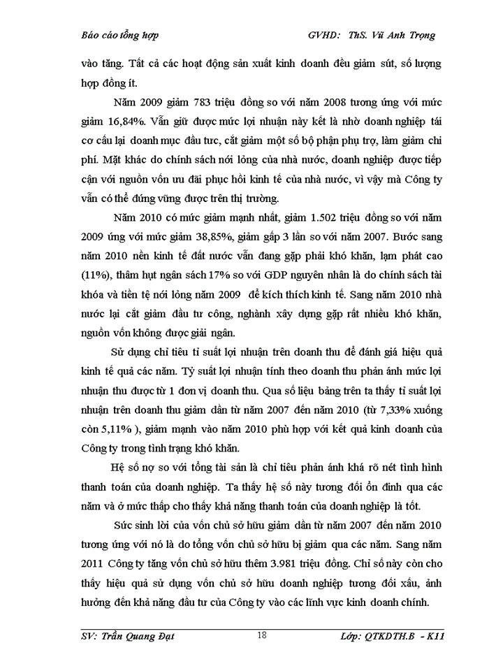 image for page Báo cáo Công ty Trách nhiệm hữu hạn Long Thành