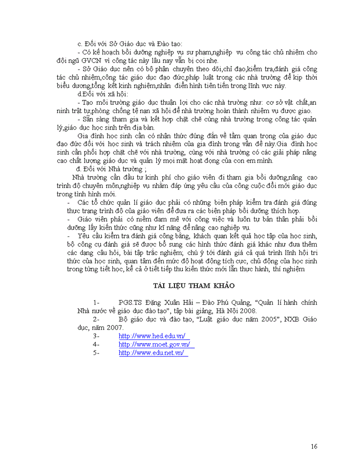 image for page Một số kinh nghiệm về xây dựng bồi dưỡng nâng cao chất lượng đội ngũ giáo viên của trường THPT hiện nay