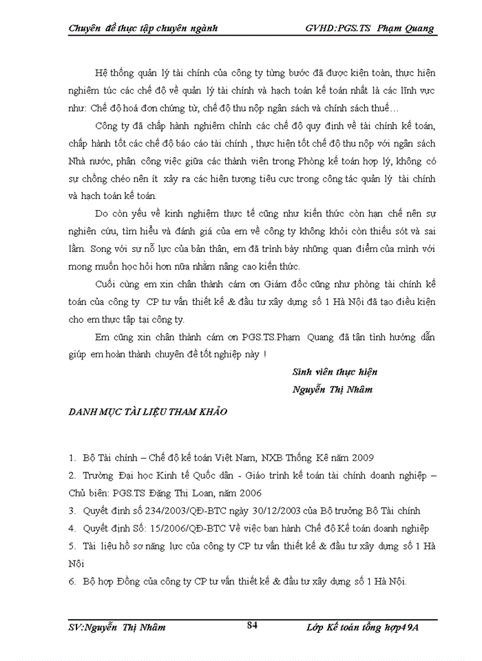 image for page Hoàn thiện kế toán chi phí doanh thu và xác định kết quả kinh doanh tại công ty Cổ phần tư vấn thiết kế đầu tư xây dựng số 1 Hà Nội