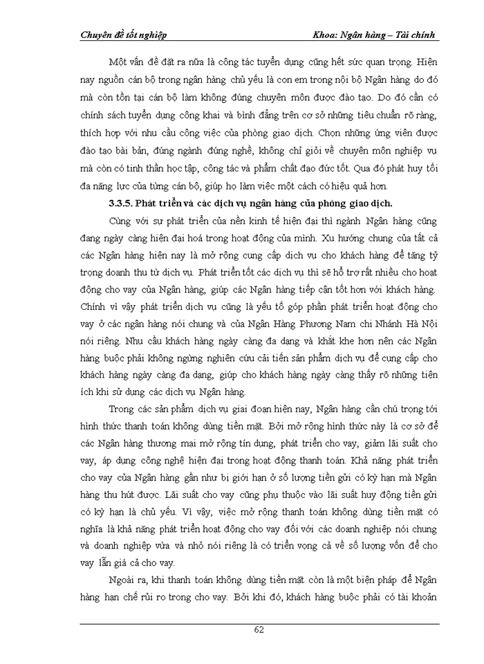 image for page Nâng cao chất lượng cho vay đối với Doanh nghiệp vừa và nhỏ tại chi nhánh Ngân Hàng Thương mại Cổ phần Phương Nam - CN Hà Nội