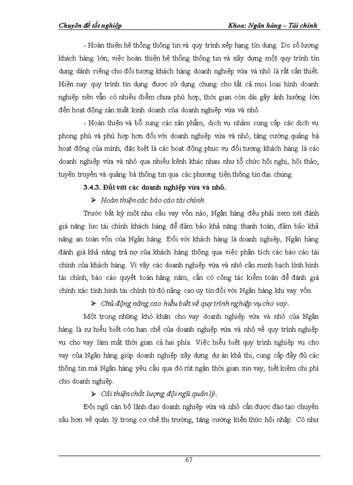 image for page Nâng cao chất lượng cho vay đối với Doanh nghiệp vừa và nhỏ tại chi nhánh Ngân Hàng Thương mại Cổ phần Phương Nam - CN Hà Nội