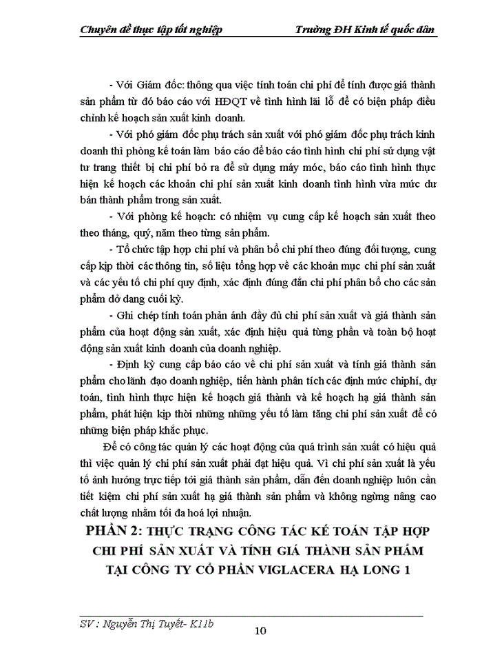 image for page Hoàn thiện Kế toán tập hợp chi phí sản xuất và tính giá thành sản phẩm tại Công ty cổ phần Viglacera Hạ Long I