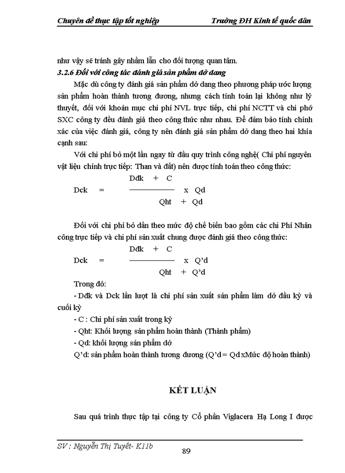 image for page Hoàn thiện Kế toán tập hợp chi phí sản xuất và tính giá thành sản phẩm tại Công ty cổ phần Viglacera Hạ Long I