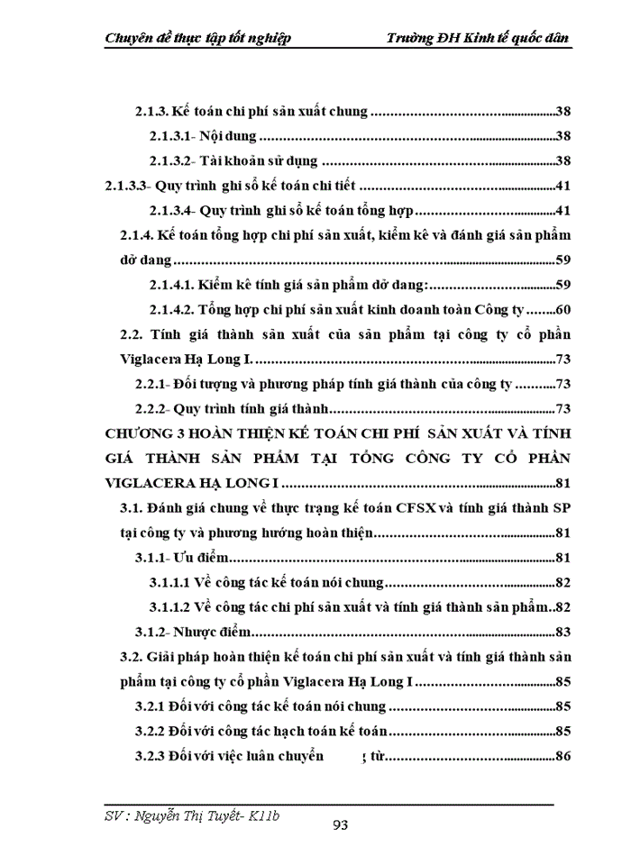 image for page Hoàn thiện Kế toán tập hợp chi phí sản xuất và tính giá thành sản phẩm tại Công ty cổ phần Viglacera Hạ Long I