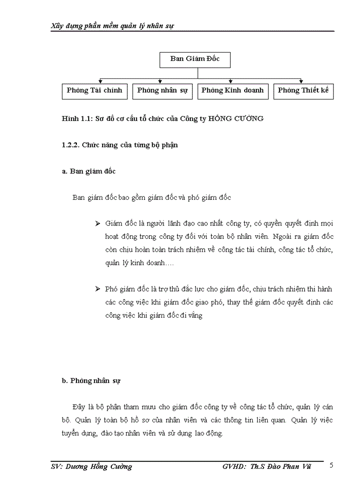 image for page Báo cáo Xây dựng phần mềm quản lý nhân sự