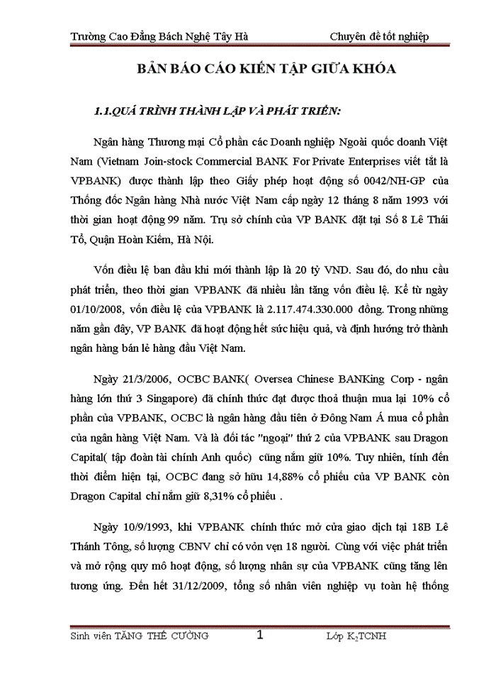 image for page Báo cáo Ngân hàng Thương mại Cổ phần các Doanh nghiệp Ngoài quốc doanh Việt Nam VPBANK