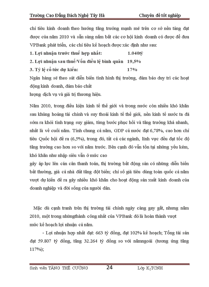 image for page Báo cáo Ngân hàng Thương mại Cổ phần các Doanh nghiệp Ngoài quốc doanh Việt Nam VPBANK