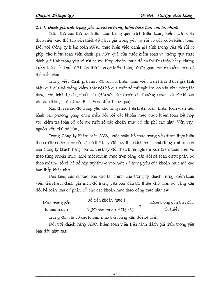 image for page Vận dụng quy trình kiểm toán vào kiểm toán khoản mục doanh thu trong kiểm toán Báo cáo tài chính do Công ty Trách nhiệm hữu hạn Tư vấn kế toán và kiểm toán Việt Nam thực hiện