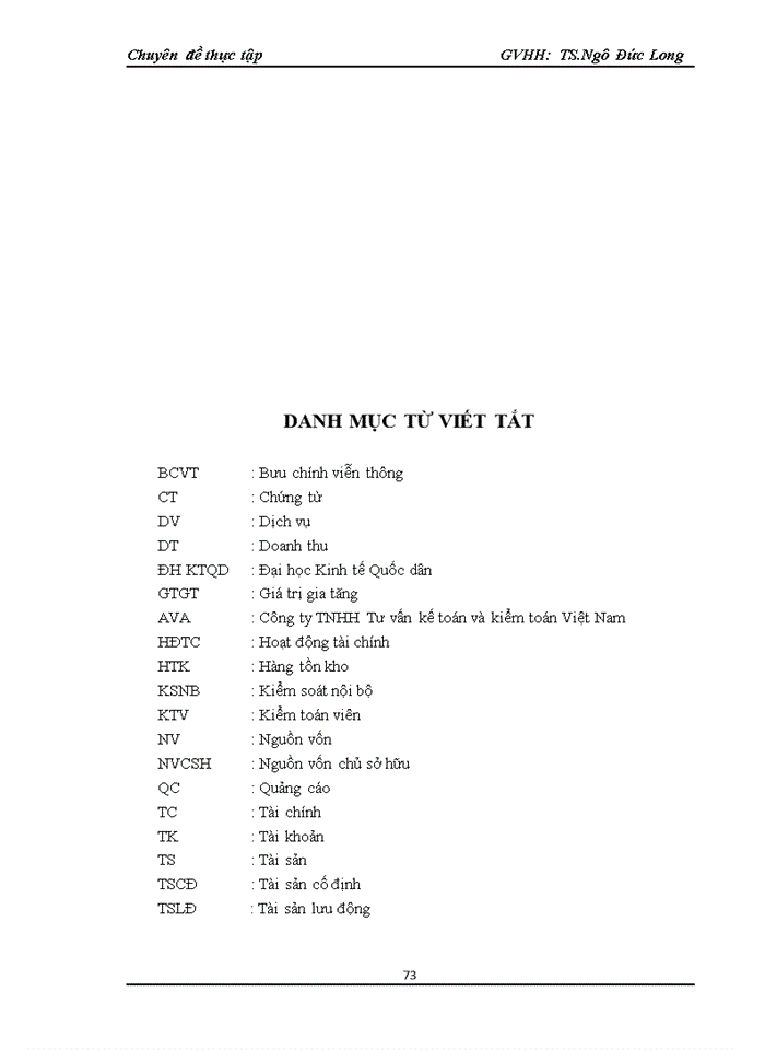 image for page Vận dụng quy trình kiểm toán vào kiểm toán khoản mục doanh thu trong kiểm toán Báo cáo tài chính do Công ty Trách nhiệm hữu hạn Tư vấn kế toán và kiểm toán Việt Nam thực hiện
