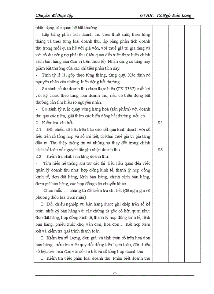 image for page Vận dụng quy trình kiểm toán vào kiểm toán khoản mục doanh thu trong kiểm toán Báo cáo tài chính do Công ty Trách nhiệm hữu hạn Tư vấn kế toán và kiểm toán Việt Nam thực hiện