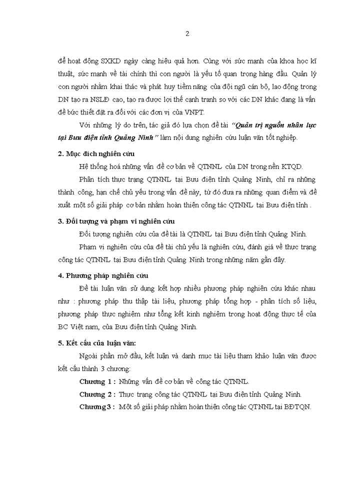 image for page ThS Quản trị nguồn nhân lực tại Bưu điện tỉnh Quảng Ninh