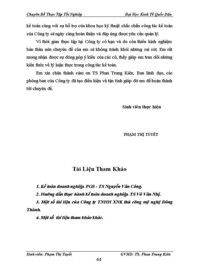 image for page Kế toán nguyên vật liệu tại Công ty Trách nhiệm hữu hạn XNK thủ công mỹ nghệ Đông Thành
