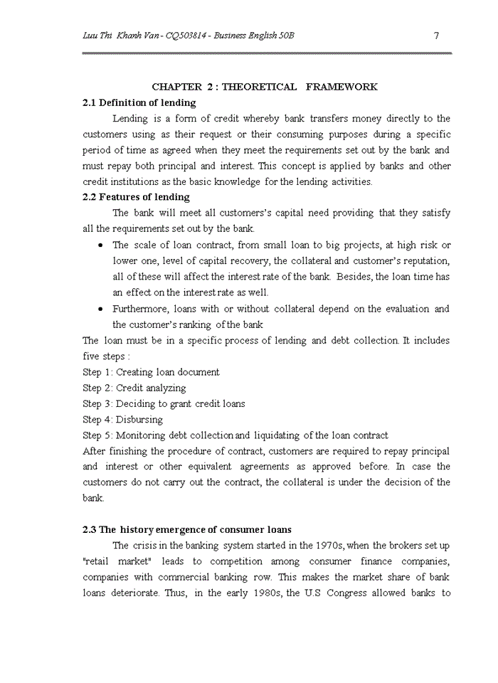 image for page SOME SOLUTIONS FOR THE DEVELOPMENT OF CONSUMER LENDING AT TECHCOMBANK HOANG QUOC VIET TIẾNG ANH