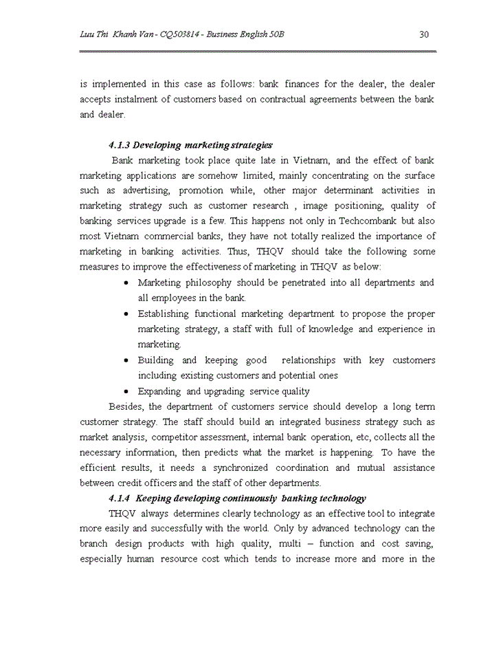 image for page SOME SOLUTIONS FOR THE DEVELOPMENT OF CONSUMER LENDING AT TECHCOMBANK HOANG QUOC VIET TIẾNG ANH