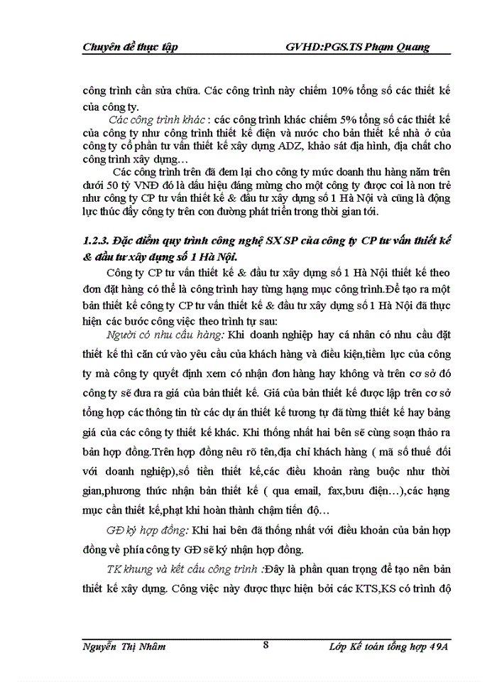 image for page Hoàn thiện kế toán chi phí doanh thu và xác định kết quả kinh doanh tại công ty Cổ phần tư vấn thiết kế đầu tư xây dựng số 1 Hà Nội