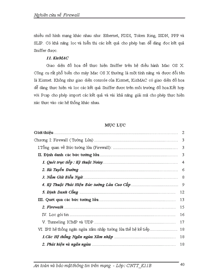 image for page Nghiên cứu về Firewall