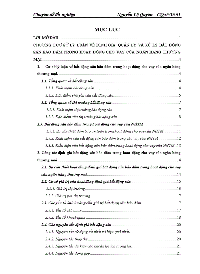 image for page Hoàn thiện công tác định giá quản lý và xử lý bất động sản bảo đảm trong hoạt động cho vay tại chi nhánh Techcombank Lý Thường Kiệt hiện nay