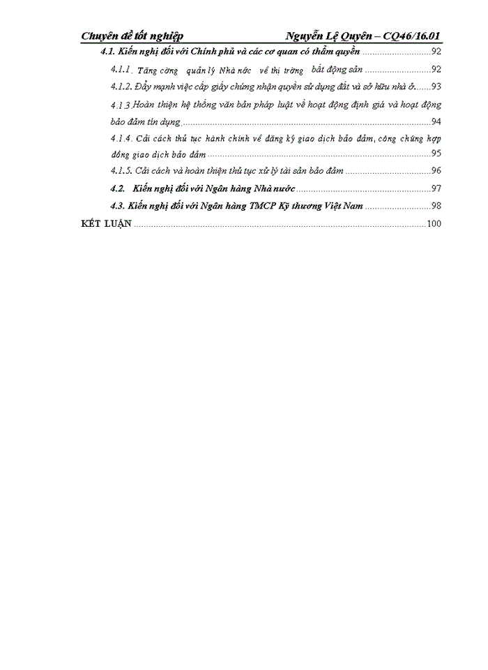 image for page Hoàn thiện công tác định giá quản lý và xử lý bất động sản bảo đảm trong hoạt động cho vay tại chi nhánh Techcombank Lý Thường Kiệt hiện nay