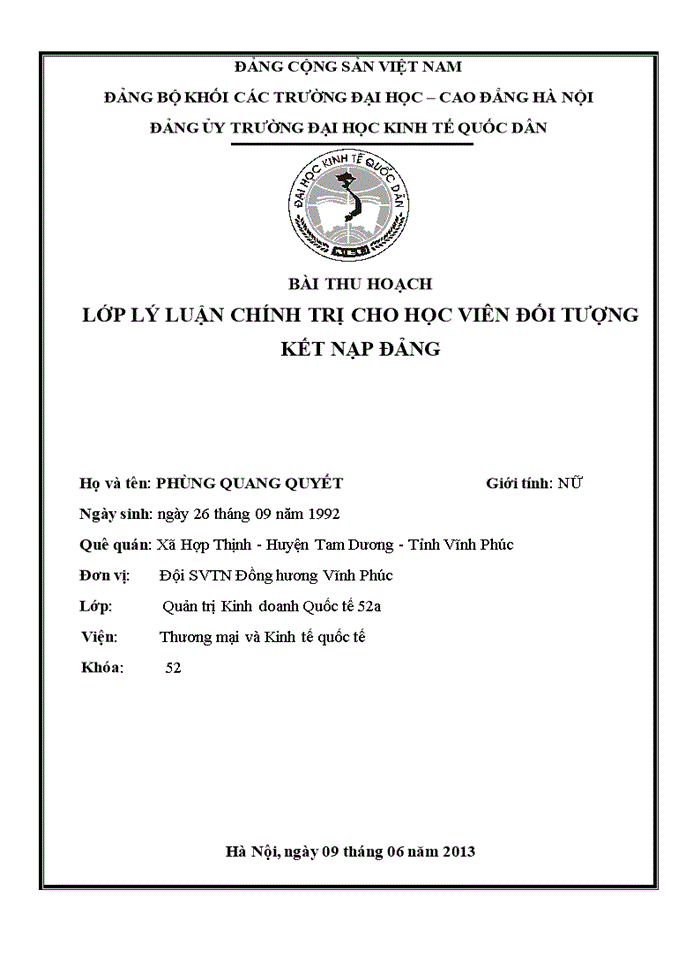 image for page LỚP LÝ LUẬN CHÍNH TRỊ CHO HỌC VIÊN ĐỐI TƯỢNG KẾT NẠP ĐẢNG