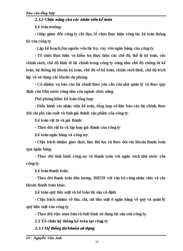 image for page Báo cáo tại Công ty cổ phần vận tải và xây dựng công trình