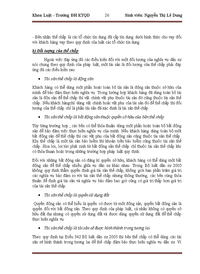 image for page Chế độ pháp lý về bảo đảm tiền vay và thực tiễn áp dụng tại Ngân hàng No PTNT tỉnh Nghệ An