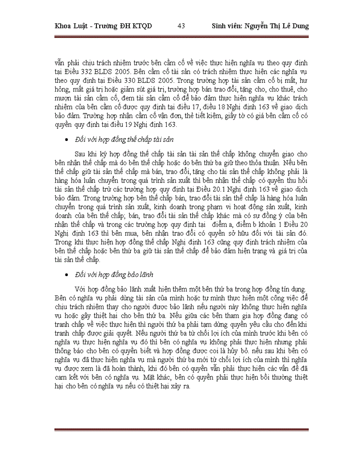 image for page Chế độ pháp lý về bảo đảm tiền vay và thực tiễn áp dụng tại Ngân hàng No PTNT tỉnh Nghệ An