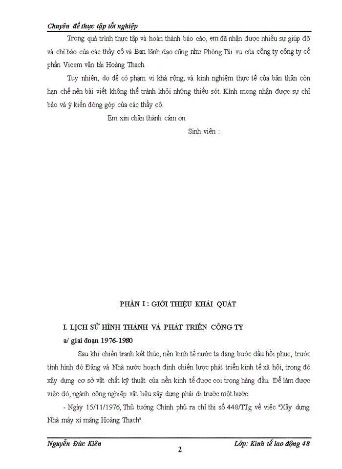 image for page Thực trạng về quản lý tiền lương của công ty cổ phần Vicem vận tải Hoàng Thạch