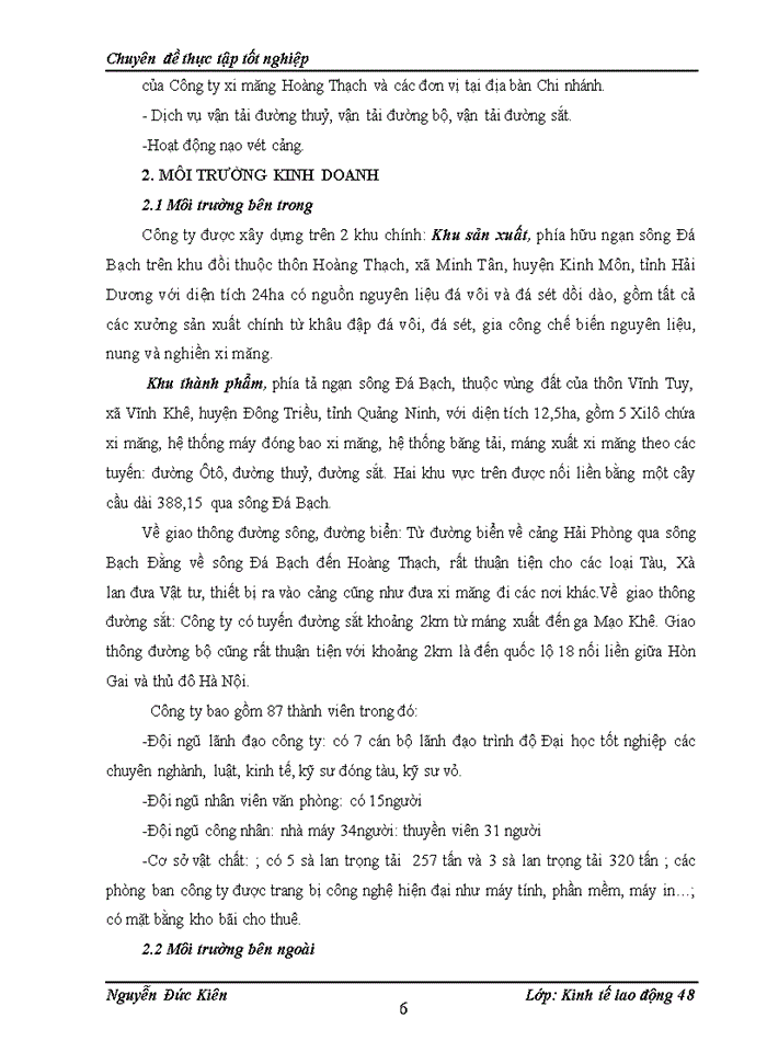 image for page Thực trạng về quản lý tiền lương của công ty cổ phần Vicem vận tải Hoàng Thạch