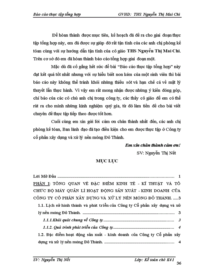 image for page Báo cáo TẠI Công ty Cổ phần Xây dựng và xử lý nền móng Đô Thành