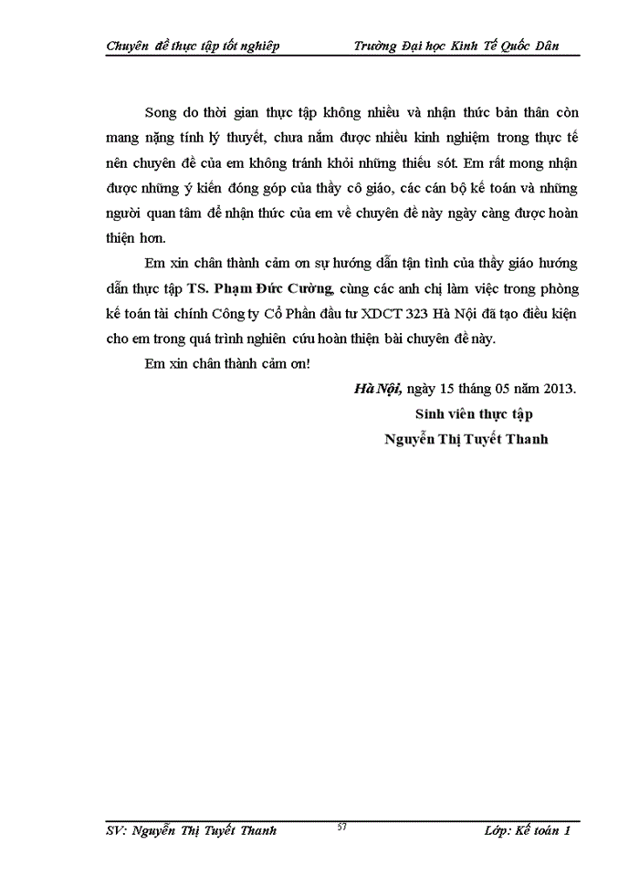 image for page Hoàn thiện kế toán chi phí sản xuất và tính giá thành sản phẩm tại Công ty cổ phần đầu tư xây dựng công trình 323 Hà Nội