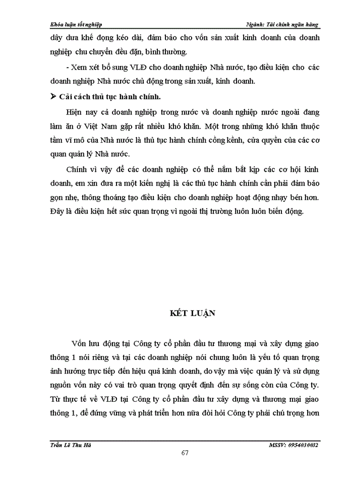 image for page Giải pháp nâng cao hiệu quả sử dụng vốn lưu động tại Công ty cổ phần Đầu tư thương mại và Xây dựng giao thông 1