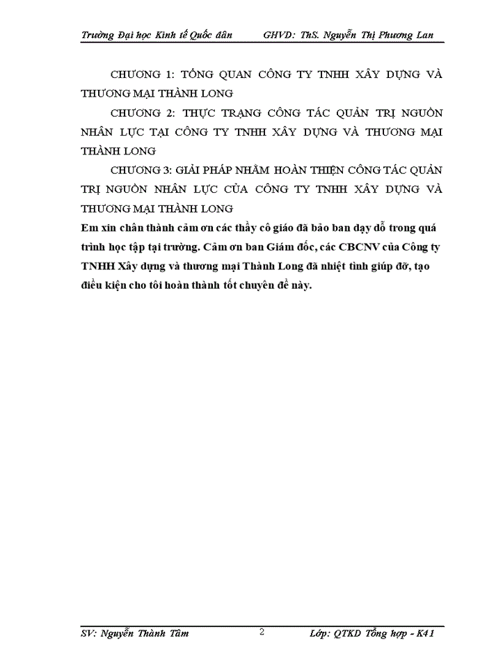 image for page Giải pháp nhằm hoàn thiện công tác quản trị nguồn nhân lực tại Công ty Trách nhiệm hữu hạn Xây dựng và thương mại Thành Long