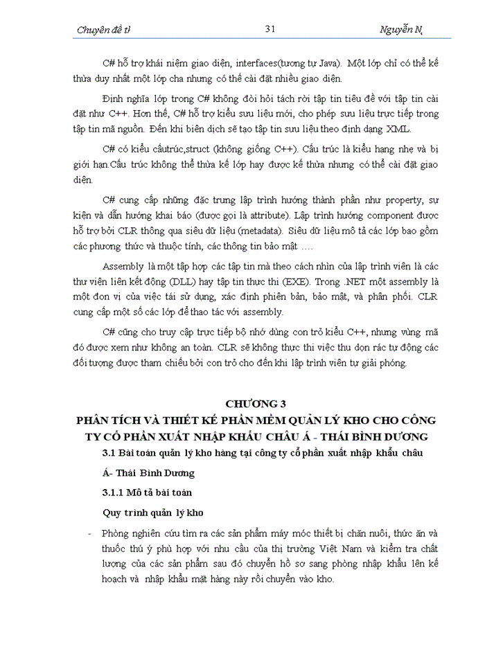 image for page Phân tích và thiết kế phần mềm quản lý kho cho Công ty Cổ phần xuất nhập khẩu Châu Á Thái Bình Dương