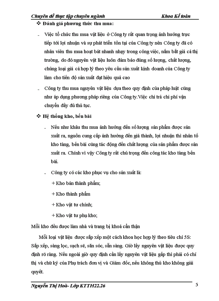 image for page Hoàn thiện kế toán nguyên vật liệu tại Công ty Trách nhiệm hữu hạn Hà Việt