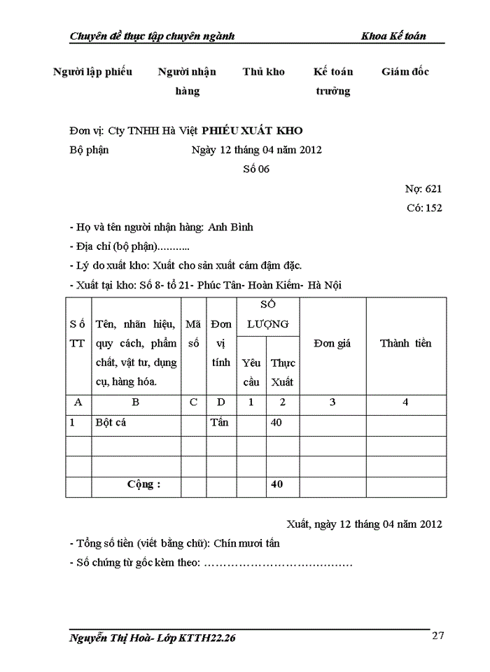 image for page Hoàn thiện kế toán nguyên vật liệu tại Công ty Trách nhiệm hữu hạn Hà Việt