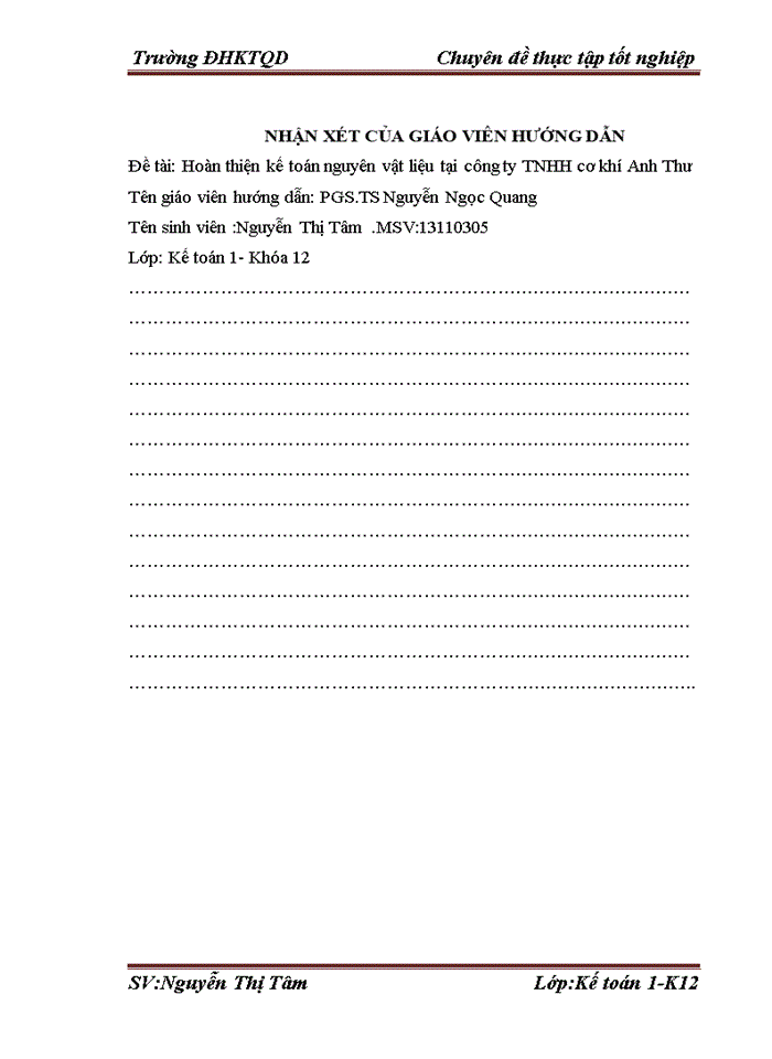 image for page Hoàn thiện kế toán nguyên vật liệu tại Công ty Trách nhiệm hữu hạn cơ khí Anh Thư