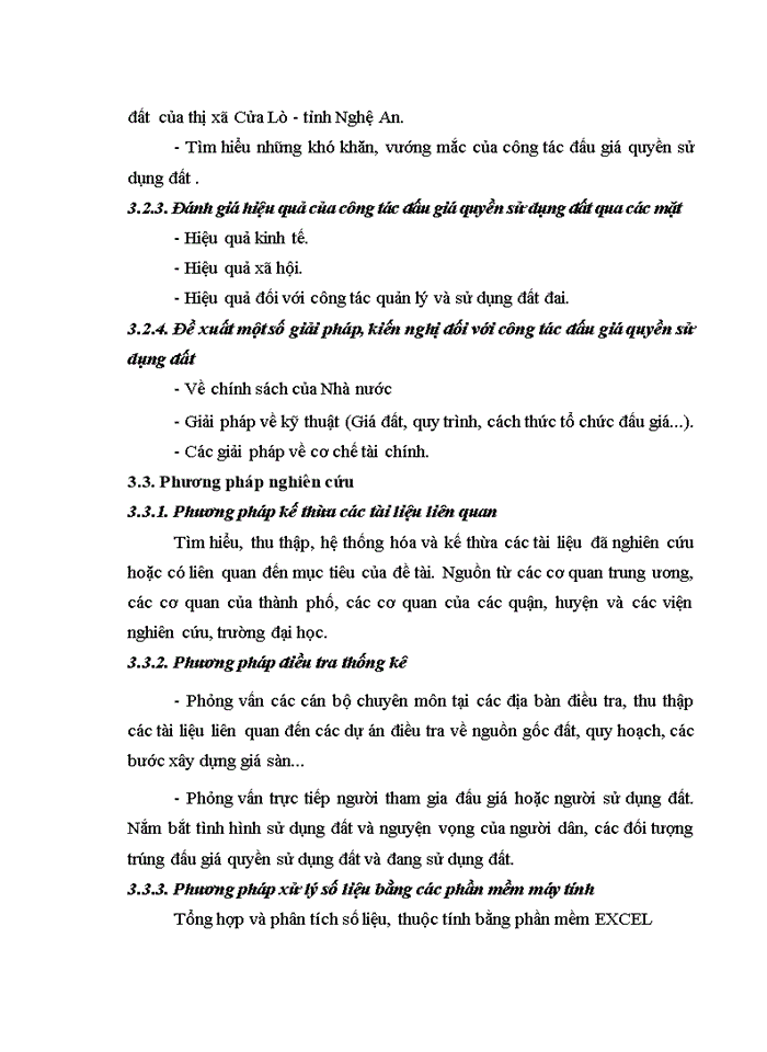 image for page Đánh giá hiệu quả của công tác đấu giá quyền sử dụng đất trên địa bàn thị xã Cửa Lò - tỉnh Nghệ An