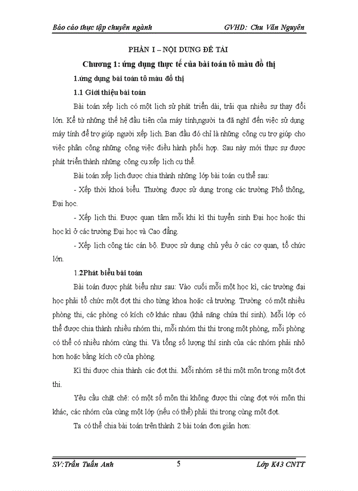 image for page Báo cáo ứng dụng thực tế của bài toán tô màu đồ thị