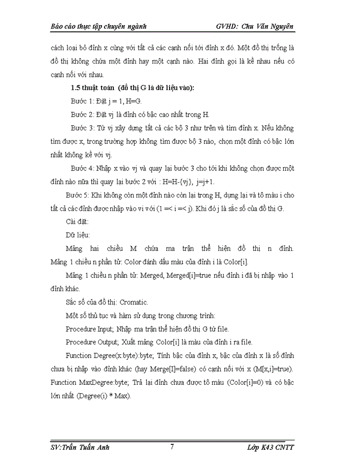 image for page Báo cáo ứng dụng thực tế của bài toán tô màu đồ thị