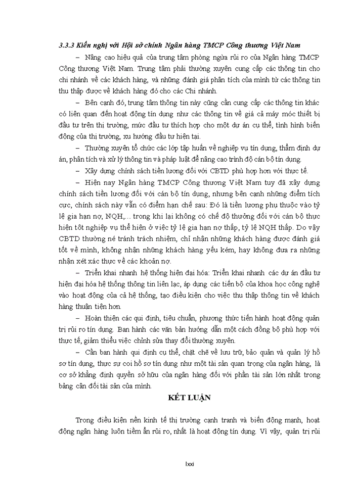 image for page Giải pháp nâng cao hiệu quả quản trị rủi ro tín dụng tại Ngân hàng Thương mại Cổ phần Công thương Việt Nam Chi nhánh Ninh Bình