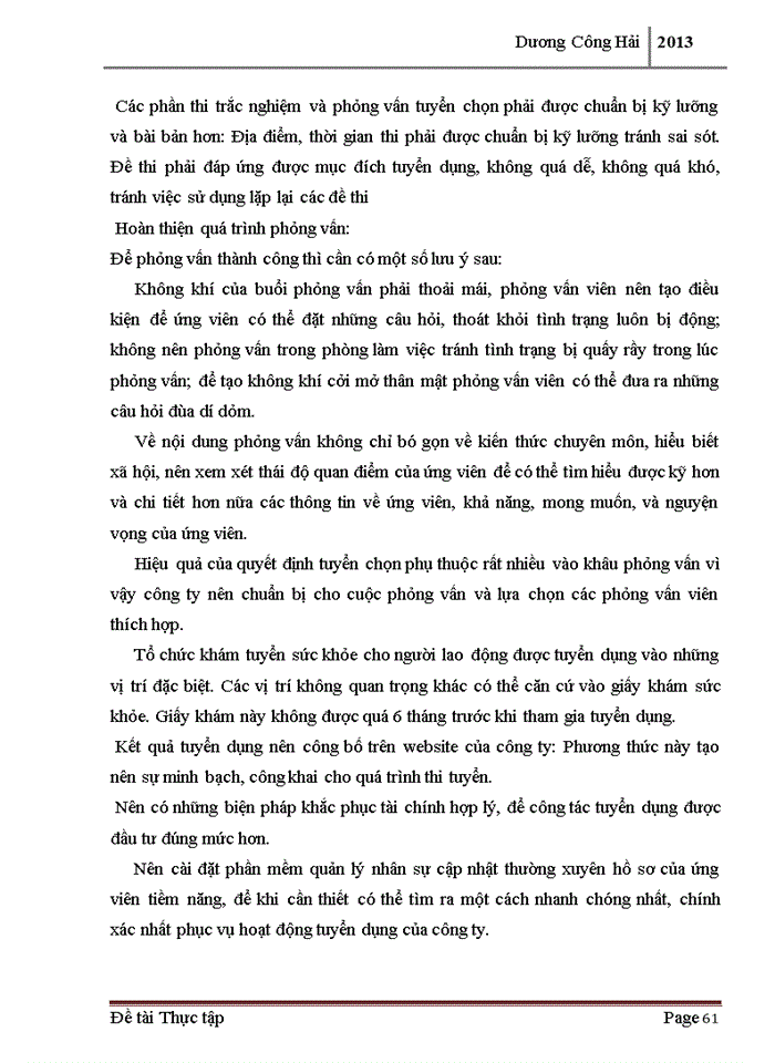 image for page Hoàn thiện công tác tuyển dụng nhân lực tại công ty Trách nhiệm hữu hạn Một thành viên Xây dựng và Địa ốc Hòa Bình Hà Nội