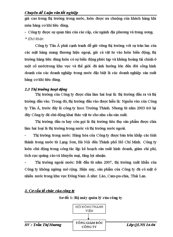 image for page Thực trạng và một số giải pháp nhằm đẩy mạnh hoạt động tiêu thụ sản phẩm tại Công ty Trách nhiệm hữu hạn sản xuất và thương mại Tân Á