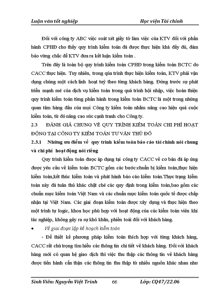 image for page Hoàn thiệnquy trình kiểm toán chi phí hoạt động trong Kiểm toán Báo cáo tài chính do Công ty Trách nhiệm hữu hạn kiểm toán tư vấn Thủ Đô thực hiện