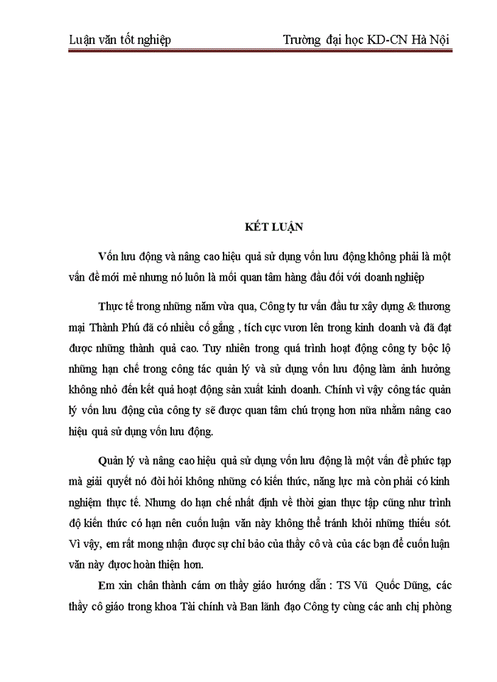 image for page MỘT SỐ GIẢI PHÁP NÂNG CAO HIỆU QUẢ SỬ DỤNG VỐN LƯU ĐỘNG TẠI CÔNG TY TƯ VẤN ĐẦU TƯ XÂY DỰNG THƯƠNG MẠI THÀNH PHÚ