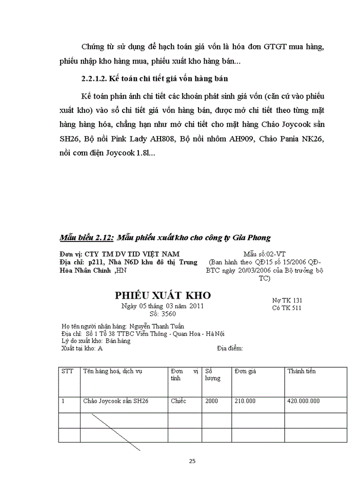 image for page Thực trạng kế toán doanh thu chi phí và xác định kết quả kinh doanh tại Công ty Trách nhiệm hữu hạn DỊCH VỤ TID VIỆT NAM