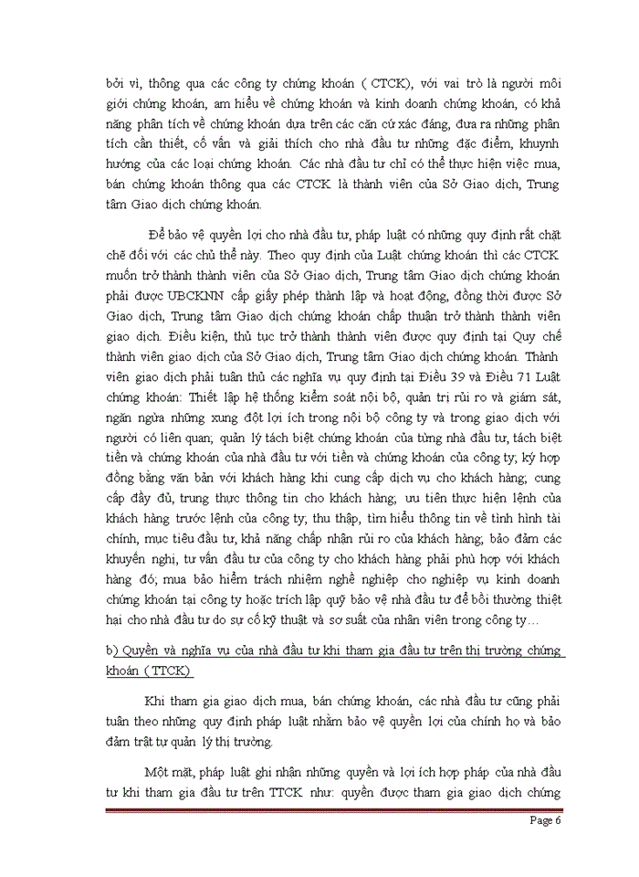 image for page Khái niệm nhà đầu tư trên thị trường chứng khoán và yêu cầu bảo vệ nhà đầu tư
