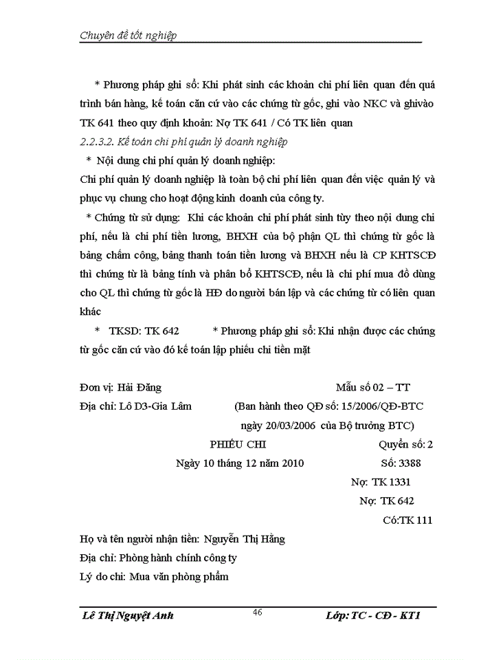 image for page Hoàn thiện công tác kế toán bán hàng và xác định kết quả bán hàng tại công ty Trách nhiệm hữu hạn Công nghệ Hải Đăng