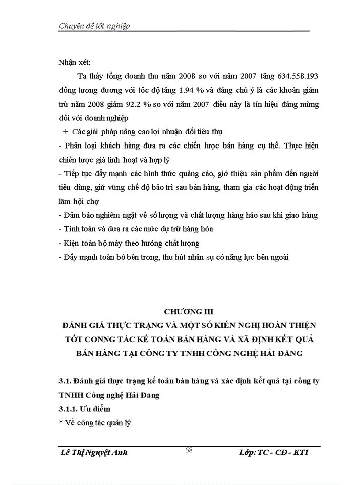 image for page Hoàn thiện công tác kế toán bán hàng và xác định kết quả bán hàng tại công ty Trách nhiệm hữu hạn Công nghệ Hải Đăng