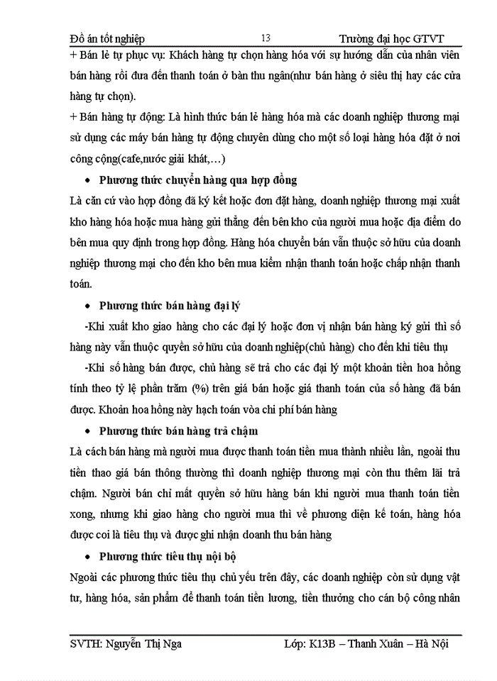 image for page Kế toán bán hàng và xác định kết quả kinh doanh tại Công ty Trách nhiệm hữu hạn thương mại và dịch vụ HCL