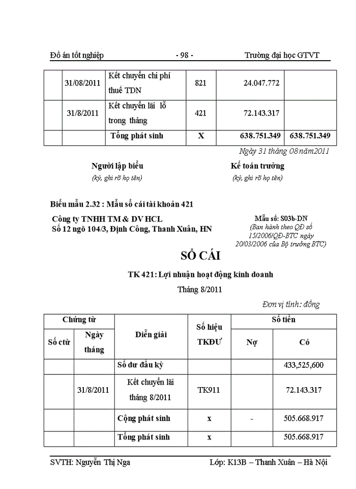 image for page Kế toán bán hàng và xác định kết quả kinh doanh tại Công ty Trách nhiệm hữu hạn thương mại và dịch vụ HCL